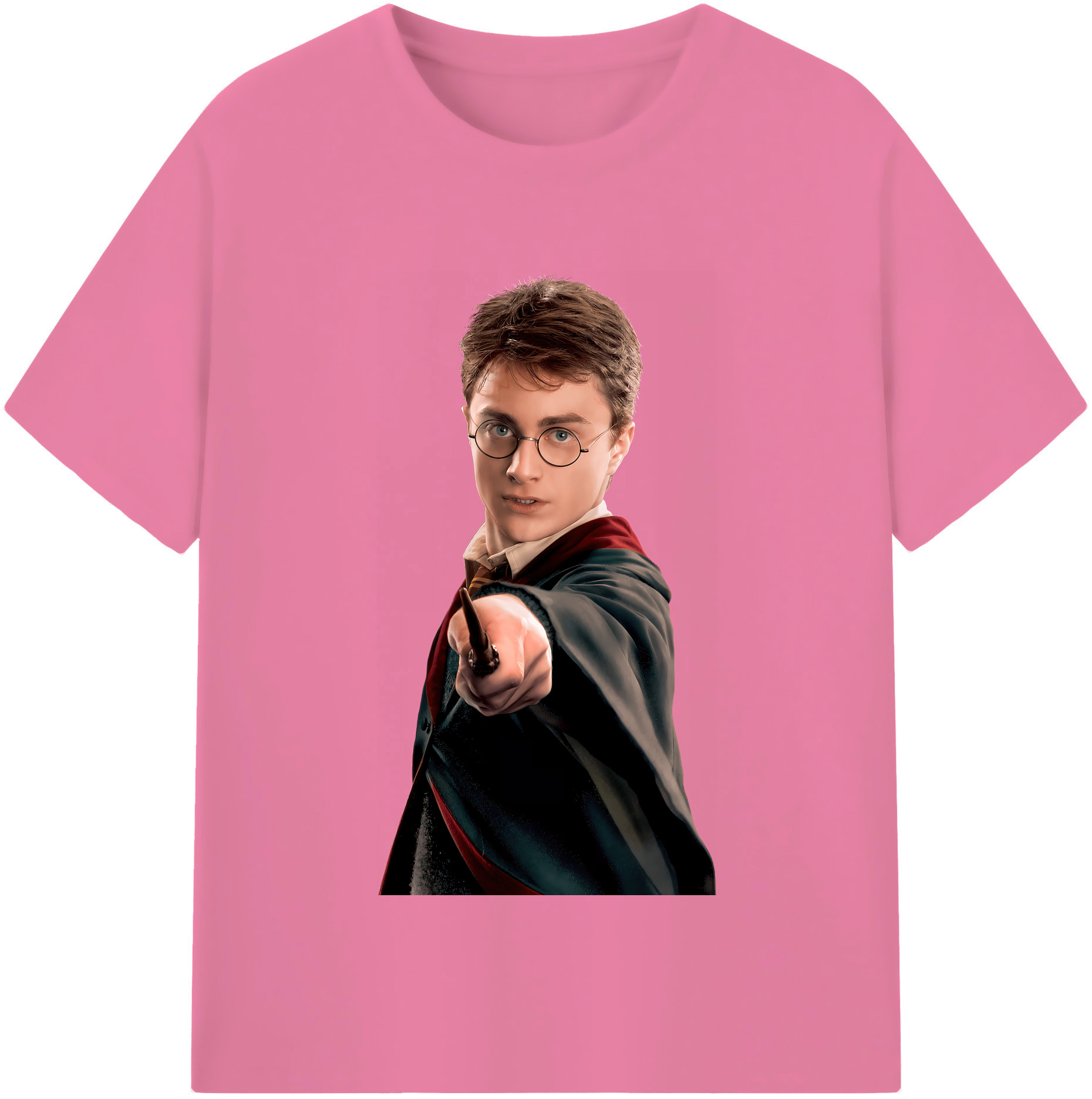 （画像用） Harry Potter ハリー・ポッターシリーズ 綿100％半袖Tシャツ（フロントプリント）
